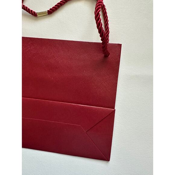 Cartier Textured Gift Bags Burgundy Petite 7 x 7 7/8 in. Set Of Four - Picture 9 of 15